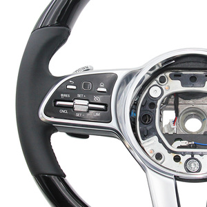 Volant personnalisé en bois de pêche noir pour <span class=keywords><strong>Mercedes</strong></span>-Benz <span class=keywords><strong>AMG</strong></span> GT E350 W221 W166 <span class=keywords><strong>GLE</strong></span> <span class=keywords><strong>53</strong></span> W213 GLC - Product Image 5