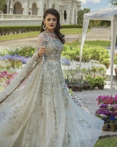 Elegant & Stylish trendy beautiful-Indian/Pakistani-Party-Wear-floor length -Dress for Party & Wedding wear=2020 - Product Image 1