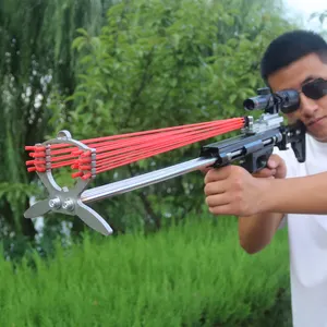 Dài Rod Săn Bắn Súng cao su chuyên nghiệp catapulte de CHASSE gấp Súng cao su catapult