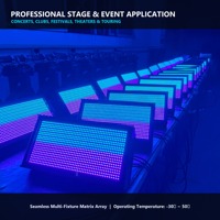 Bluemoon 960 pièces de perles LED tricolores 5050, lumière stroboscopique DMX512 avec RDM pour discothèque, théâtre, location, fête, DJ, bars