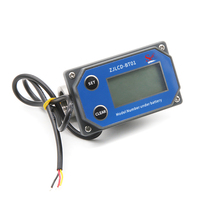 Medidor de Flujo de Agua Digital por Impulsos ZJSUS-BT01 5-24VDC con Cable DN15/20/25/32/50mm, Medidor de Flujo Hidráulico Electrónico con Turbina de Paletas