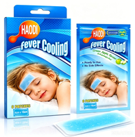 Patch de gel rafraîchissant pour la réduction de la fièvre et le soulagement de la douleur, patch hydrogel pour adultes et enfants, soulagement des maux de tête, des douleurs musculaires et articulaires, coussin rafraîchissant