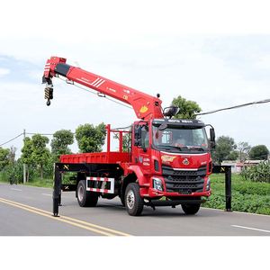 Grúa Montada en Camión Liuzhou Chenglong M3 Equipada con Grúa de Brazo Recto Sany de 12 Toneladas, con Función de Autodescarga - Product Image 4