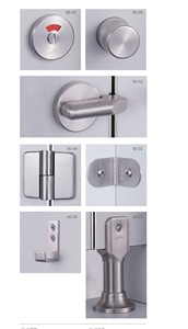 Poignées de porte et quincaillerie pour cloisons de toilettes Aogao - Product Image 6