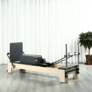 Vücut Pilates Reformer Set denge profesyonel Yoga Fitness ahşap Pilates makinesi koltuk ekipmanı ev egzersiz için uygun