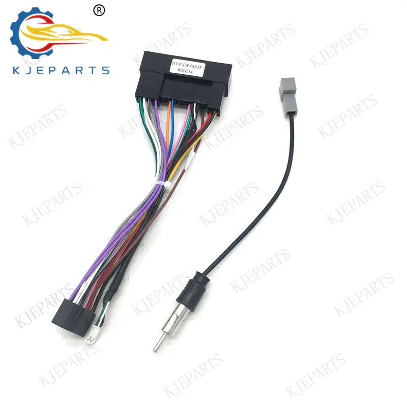 Auto 16 Pin 40 Pin Adapter Accessories Radio Wire Harness for Hyundais Tucsons 2015-2018 Car Android Player Harness