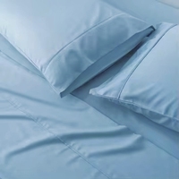 Ensemble de housse de couette en tissu satiné 100% fibre de bambou biologique, uni, 400TC, certifié OEKO-TEX, écologique, respirant, literie moderne