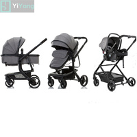 Poussette classique pour bébé Wagon Baby_trend_stroller Prix d'usine pas cher