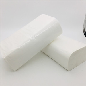 Essuie-tout en papier kraft recyclé écologique, pliage en M, 1 pli, 36 g/m², 23x23 cm, 250 feuilles par paquet, 16 paquets par carton, usage commercial, jetable - Product Image 4