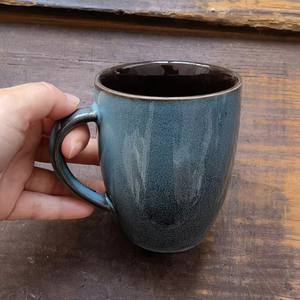 Taza de Café de Cerámica Personalizada de Alta Gama con Efecto de Horno para Hotel y Oficina - Product Image 4