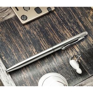 Stylo bille espion de sécurité à lumière UV LED en plastique avec encre invisible transparente bleue/noire, pointe de 1,0 mm - Product Image 2