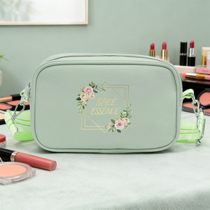Sac bandoulière en cuir PU pour femme <span class=keywords><strong>avec</strong></span> sangle réglable, impression de logo personnalisé, sac à bandoulière <span class=keywords><strong>avec</strong></span> fermeture éclair pour les voyages - Product Image 6