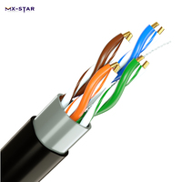 Nuevo Cable de Red para Exteriores MX-STAR Cat5e de Alta Velocidad 2026, UTP 26awg Cobre/BC, 305m