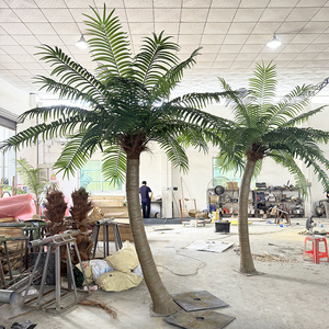 Palmera artificial al aire libre resistente a los rayos UV, palmera elegante de 12 pies, <span class=keywords><strong>palmeras</strong></span> artificiales de 2 metros, perfectas <span class=keywords><strong>para</strong></span> la decoración interior de la sala de estar - Product Image 2