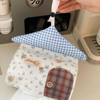 Kleine Tissue-Box für Zuhause – Wandmontage ohne Bohren, Hängende Stoff-Tasche zur Aufbewahrung von Taschentüchern