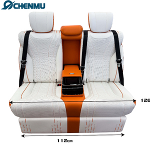 Asiento de Autobús Reclinable de Gravedad Automática Personalizado de Lujo VIP Captain Sea con Luces Ambientales para Autos, Camionetas, Minibuses y Autocares - Product Image 5