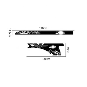 Oferta: Kit de 4 Calcomanías Decorativas <span class=keywords><strong>para</strong></span> Camioneta, Franjas <span class=keywords><strong>para</strong></span> Maletero, Adhesivos de Vinilo, Accesorios de <span class=keywords><strong>Tuning</strong></span> <span class=keywords><strong>para</strong></span> <span class=keywords><strong>Autos</strong></span> Isuzu - Product Image 6