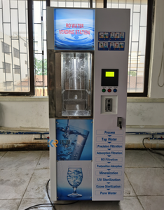 Distributeur d'eau purifiée RO à commande par jeton, billet et carte de crédit, 800 gpd, distributeur d'eau alcaline commercial à vendre - Product Image 6