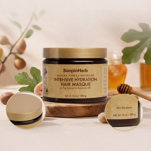 ทรีทเม้นท์บำรุงผมล้ำลึกด้วยน้ำผึ้งมานูก้าและน้ำมันมาฟูรา สำหรับผมหยิก ผมเป็นลอน ผมถัก ช่วยฟื้นฟู บำรุง และควบคุมผมชี้ฟู - Product Image 1