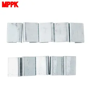 Çemberleme PET aracı ambalaj kayışı ve klipsi kemer Metal toka el paketleme aracı