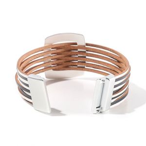 Studded Leather Bracelet Secure Export Packing Glow in the Dark <b>Powder</b> Holiday Gift for Women Technical High Grade <b>Titanium</b> - Product Image 4