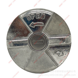 ฝาปิดถังน้ำมันอลูมิเนียมอัลลอยด์สีเงินสำหรับโตโยต้า ฮีโน่ มิตซูบิชิ 40.1 พร้อมกุญแจ - Product Image 1