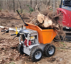 Mini Dumper con Motore <span class=keywords><strong>Honda</strong></span>, Carriola Motorizzata, Carriola a Benzina per Lavori Pesanti, per Edilizia e Giardinaggio - Product Image 6