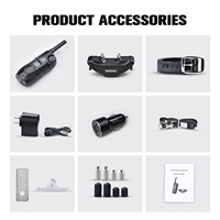 Collier de dressage pour chien avec lumière LED, télécommande, étanche IP67, rechargeable, collier de dressage pour animaux de compagnie, vente en gros OEM