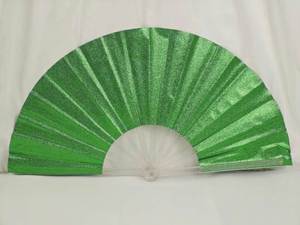 Shimmering Silver Sequin <b>Hand</b> <b>Fan</b> 33cm Foldable Plastic Handle Glamorous Party Cosplay & Photo Props for New Year - Product Image 6