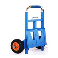 Chariot pliable en acier de 200 kg à 2 roues, chariot à main, chariot utilitaire de jardin, chariot à main pour le transport d'outils