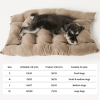 Canapé-lit pliable en peluche douce pour animaux de compagnie, tapis chaud d'hiver multifonctionnel pour chien, nid douillet pour chat, pour usage intérieur