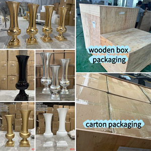 SMOOTH Wedding Plinth Metal Cake Stand Gold Dessert <b>Table</b> for Wedding Birthday Decoration - Product Image 6