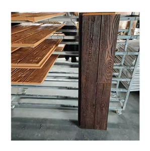 외부 대형 목재 느낌 PU 폼 벽 패널 - 빌라 및 호텔 외관용 풍화된 유목 스타일 클래딩 - Product Image 2