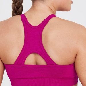 Soutien-gorge de <span class=keywords><strong>sport</strong></span> à bretelles croisées pour la course et le fitness, avec découpe au dos - Product Image 5