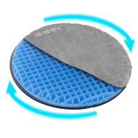 360 Swivel Rotating Seat Cushion - Gel Infused Memory Foam, 360