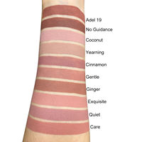 Vente en gros de cosmétiques, rouge à lèvres personnalisé, 65 couleurs tendance, rouge profond velours, paillettes dorées, rouge à lèvres liquide mat
