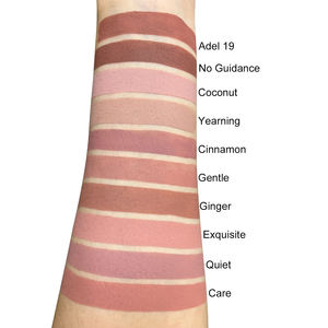 Lápiz Labial Cosmético Personalizado al Por Mayor 65 Colores de Moda Popular Terciopelo Rojo Oscuro Intenso Brillo Dorado Líquido Mate - Product Image 5