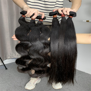 100% 오리지널 브라질 인모 번들, 아주 어린 소녀의 처녀 인모, 브라질 느슨한 웨이브 헤어 번들 가격 - Product Image 3