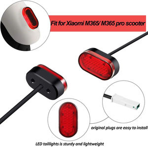 Guardabarros Duradero para Scooter Eléctrico Xiaomi Mijia <span class=keywords><strong>M365</strong></span> M187 Pro, Protector de Salpicaduras para Neumáticos con Luz Trasera - Product Image 2