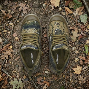 Bottes montantes décontractées pour hommes, en polyester, respirantes, imperméables, antidérapantes, légères, à lacets, motif camouflage, pour l'été, vente en gros - Product Image 6