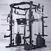 Structure de musculation Smith multifonctionnelle pour usage commercial et domestique, équipement de fitness, rack à squats, banc de musculation