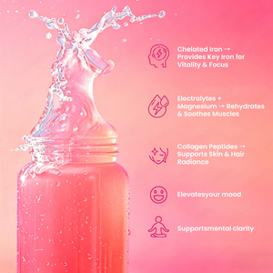 LIFEWORTH Boost Recovery, Bebida Instantánea en Polvo con Electrolitos, Hierro, Colágeno y <span class=keywords><strong>Magnesio</strong></span> para Hidratación Instantánea - Product Image 3