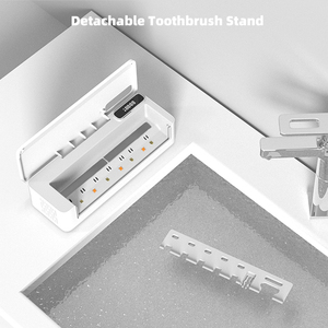 2024 Nuevo Hogar familia UV UVC aire seco montado en la pared desinfectante cepillo de dientes esterilizador con calefacción para cepillo de dientes grande - Product Image 5