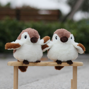 Muñeco de peluche de pájaro pequeño, lindo y adorable, famoso en internet, colgante, amuleto para bolso, llavero, marioneta de trapo - Product Image 1