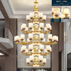 Lámpara de araña LED de múltiples cabezales con base de bombilla E27 de forma redonda para decoración del hogar y sala de estar - Product Image 4