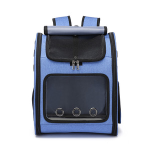 Sac de chat respirant sac à dos pour animaux de compagnie à l'extérieur Portable Transparent espace Capsule sac à dos sac de transport pour animaux de compagnie - Product Image 4