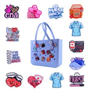 Charms for Bogg <b>Bags</b> Acrylic <b>Bag</b> Accessories <b>Nurse</b> Themed Insert Decoration Charms for Simply Southern Beach Tote <b>Bags</b> - Product Image 2