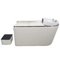 Bol de shampoing moderne confortable lit Table de massage bol de shampoing tête de lit Spa lit de bol de shampoing moderne