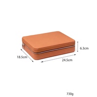 Portable 2 ou 3 fentes Litchi PU cuir lunettes de soleil mallette de rangement lunettes organisateur sac de voyage dur lunettes fermeture éclair boîte pour hommes