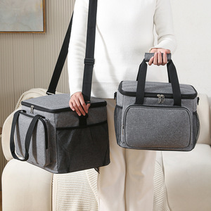 Nouvelle sacoche isotherme portable en tissu Oxford imperméable pour femmes et hommes, grande capacité, pour pique-niques en extérieur - Product Image 2